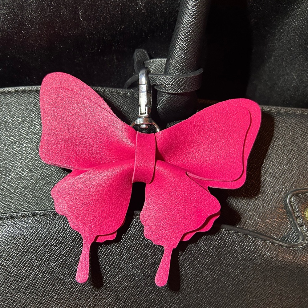 Pink Butterfly Keychain
